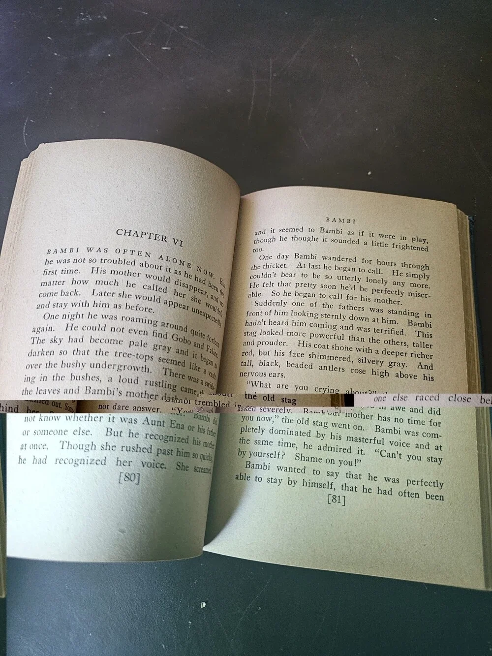 BAMBI Felix Salten Hardcover 1929 Simon & Schuster Spine Damage
